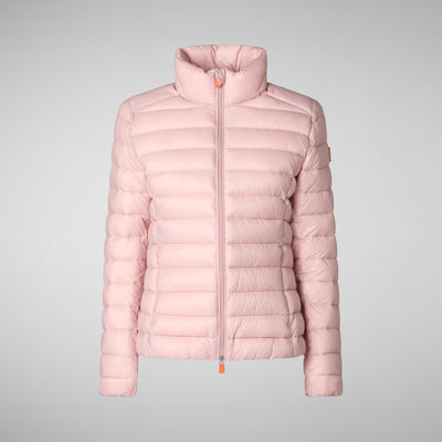 Women's Carly Puffer Jacket in Blush Pink