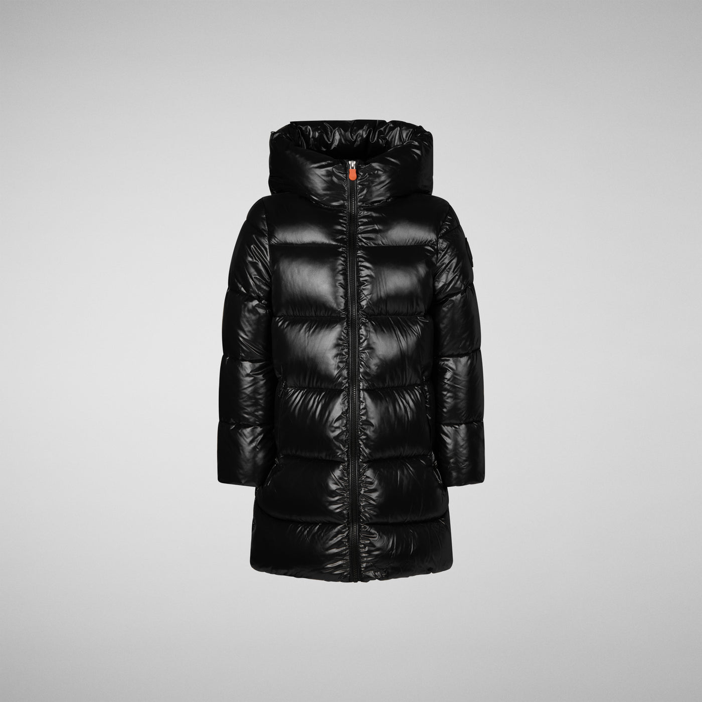 Girls' Millie Hooded Puffer Coat in Black