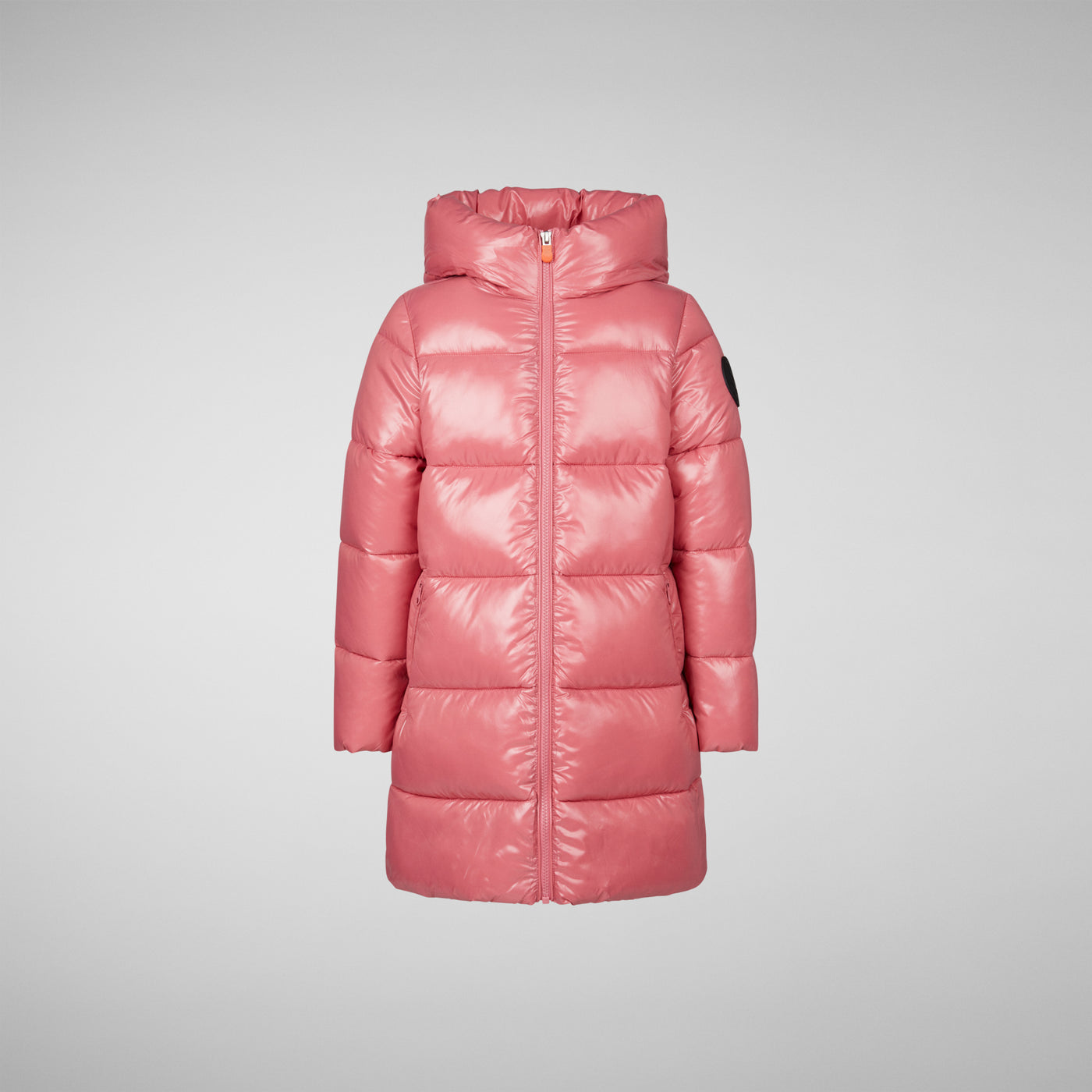 Girls' Millie Hooded Puffer Coat in Bloom Pink