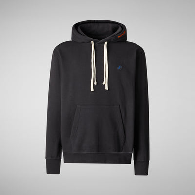 Product Front View of Men's Edson Hoodie in Black