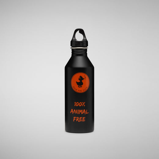 Front View of Celso Water Bottle in Black